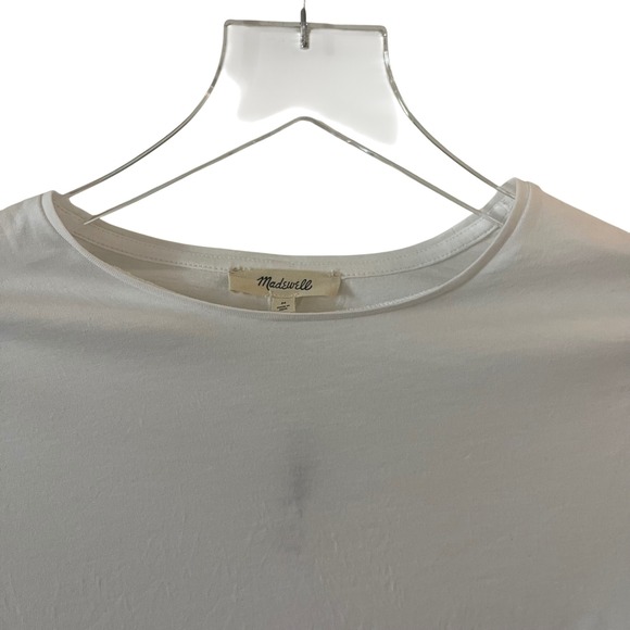 NWT Madewell Essential Slim Tee in Lightweight Cotton in white size M - Picture 6 of 15